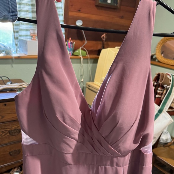 Azazie Dusty Mauve Dress - Picture 4 of 4